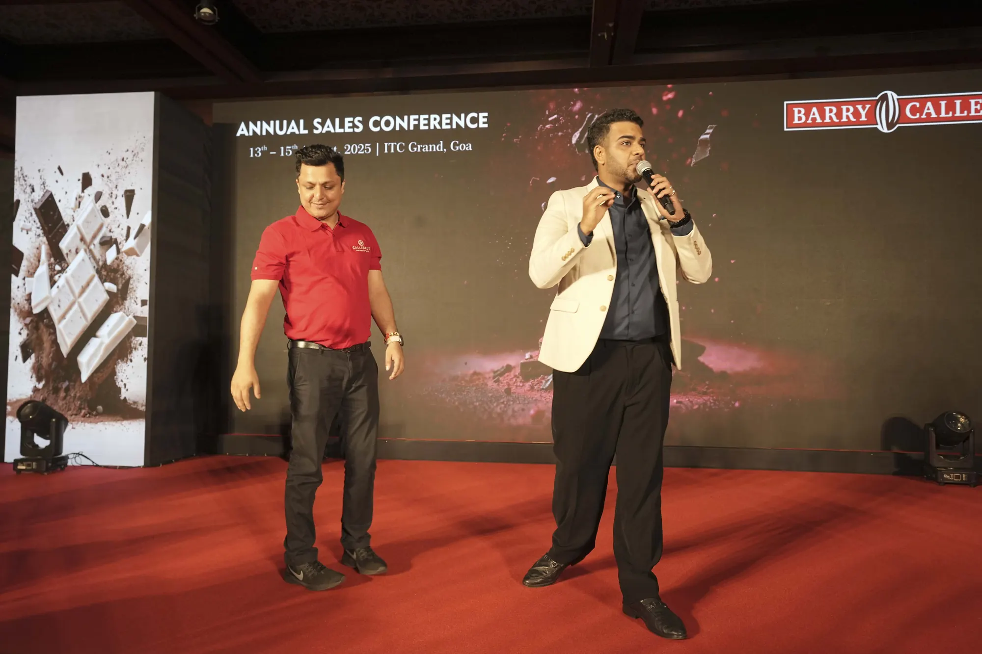 The Sankalp conference floor during a team activity hosted by Chirag